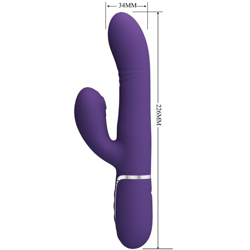 PRETTY LOVE - MULTIFUNCTION G-SPOT VIBRATOR PURPLE 2 PRETTY LOVE - MULTIFUNCTION G-SPOT VIBRATOR PURPLE - obrazek 2