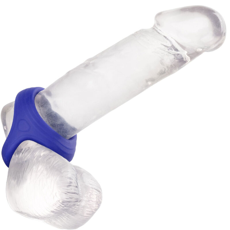 CALEXOTICS - ADMIRAL COCK BALL DUAL RING BLUE 5 CALEXOTICS - ADMIRAL COCK BALL DUAL RING BLUE - obrazek 5