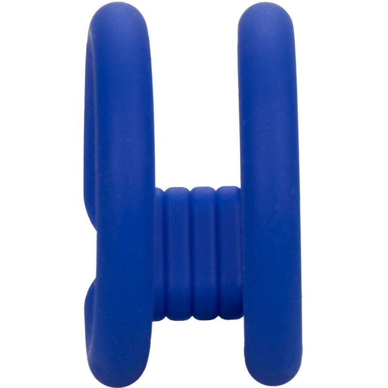 CALEXOTICS - ADMIRAL DUAL COCK CAGE BLUE 3 CALEXOTICS - ADMIRAL DUAL COCK CAGE BLUE - obrazek 3