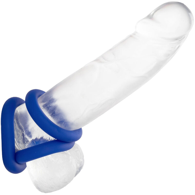 CALEXOTICS - ADMIRAL COCK RING SET BLUE 3 CALEXOTICS - ADMIRAL COCK RING SET BLUE - obrazek 3