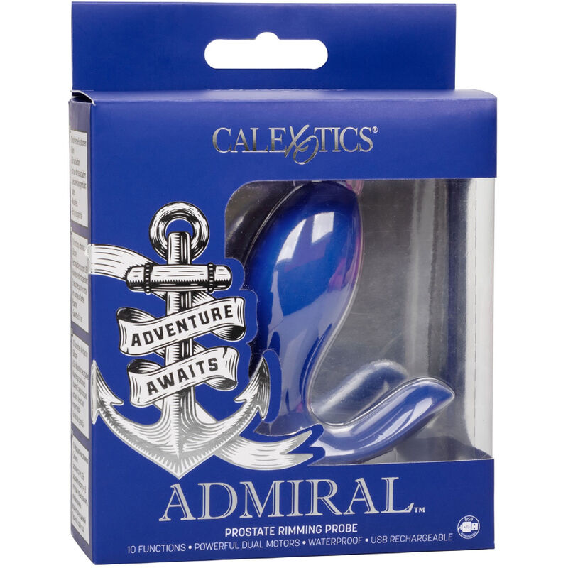 CALEXOTICS - ADMIRAL RIMMING PROSTATE STIMULATOR VIBRATOR BLUE 5 CALEXOTICS - ADMIRAL RIMMING PROSTATE STIMULATOR VIBRATOR BLUE - obrazek 5