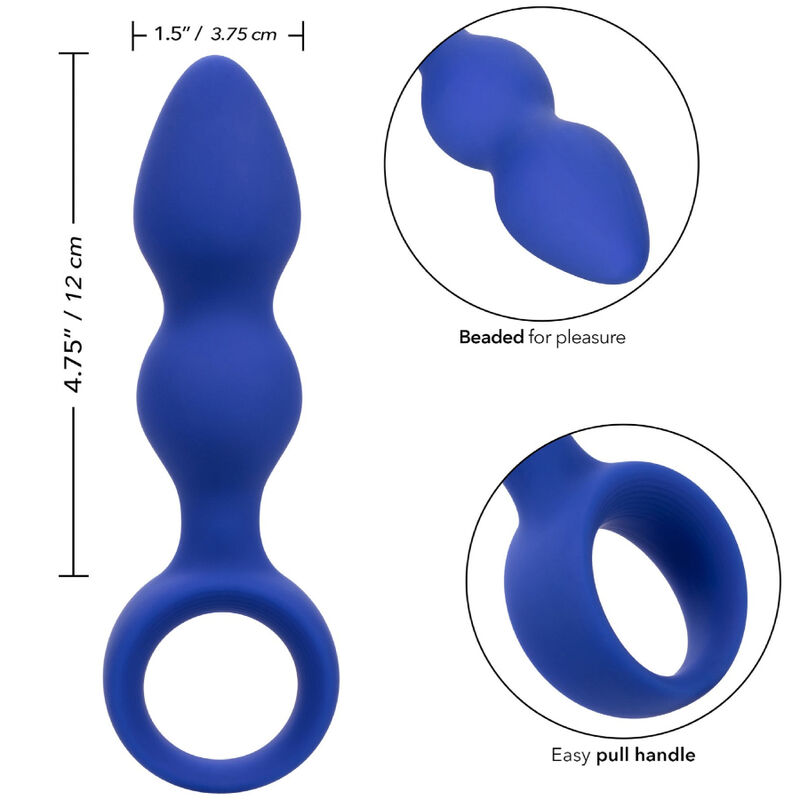 CALEXOTICS - ADMIRAL ADVANCED ANAL PLUG BLUE 4 CALEXOTICS - ADMIRAL ADVANCED ANAL PLUG BLUE - obrazek 4