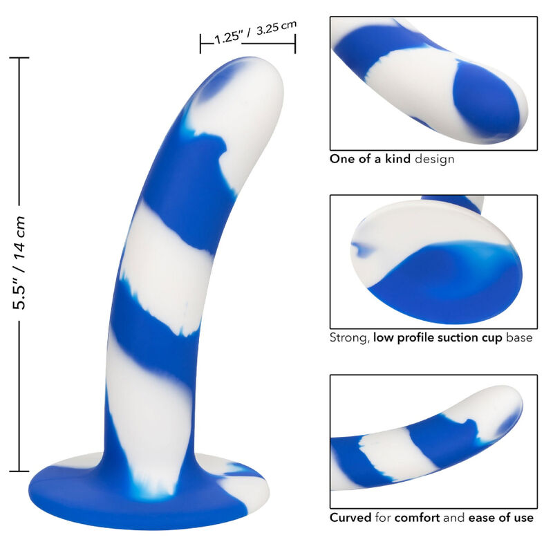 CALEXOTICS - ADMIRAL SWIRL DILDO FLEXIBLE 4 CALEXOTICS - ADMIRAL SWIRL DILDO FLEXIBLE - obrazek 4