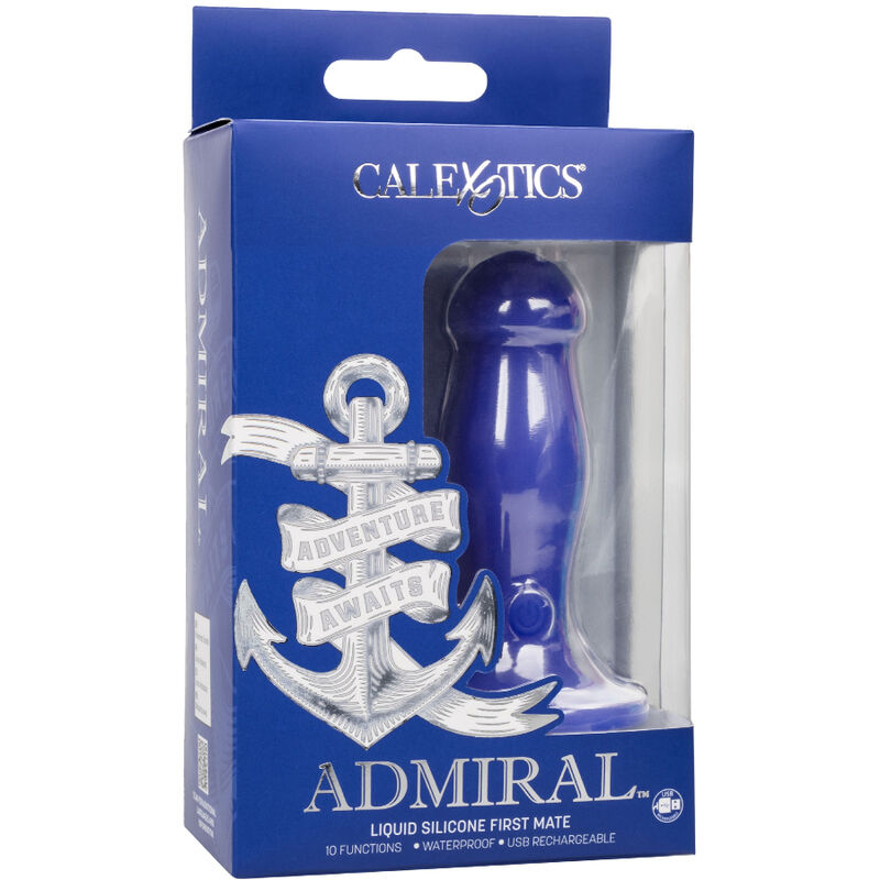 CALEXOTICS - ADMIRAL FIRST MATE ANAL PLUG VIBRATOR BLUE 5 CALEXOTICS - ADMIRAL FIRST MATE ANAL PLUG VIBRATOR BLUE - obrazek 5