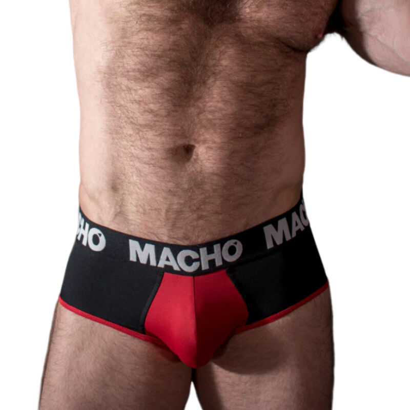 MACHO - MS26N SLIP BLACK/RED L 2 MACHO - MS26N SLIP BLACK/RED L - obrazek 2