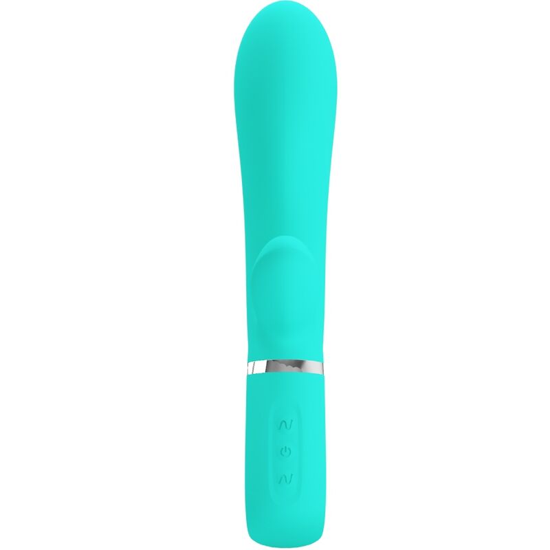 PRETTY LOVE - THOMAS MULTIFUNCTION G-SPOT VIBRATOR AQUA GREEN 2 PRETTY LOVE - THOMAS MULTIFUNCTION G-SPOT VIBRATOR AQUA GREEN - obrazek 2