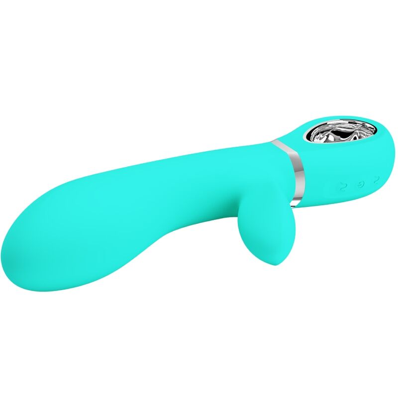 PRETTY LOVE - THOMAS MULTIFUNCTION G-SPOT VIBRATOR AQUA GREEN 4 PRETTY LOVE - THOMAS MULTIFUNCTION G-SPOT VIBRATOR AQUA GREEN - obrazek 4