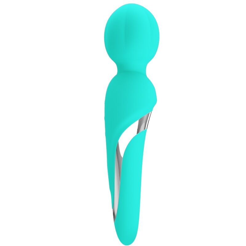 PRETTY LOVE - WALTER VIBRATOR WAND AQUA GREEN 2 PRETTY LOVE - WALTER VIBRATOR WAND AQUA GREEN - obrazek 2