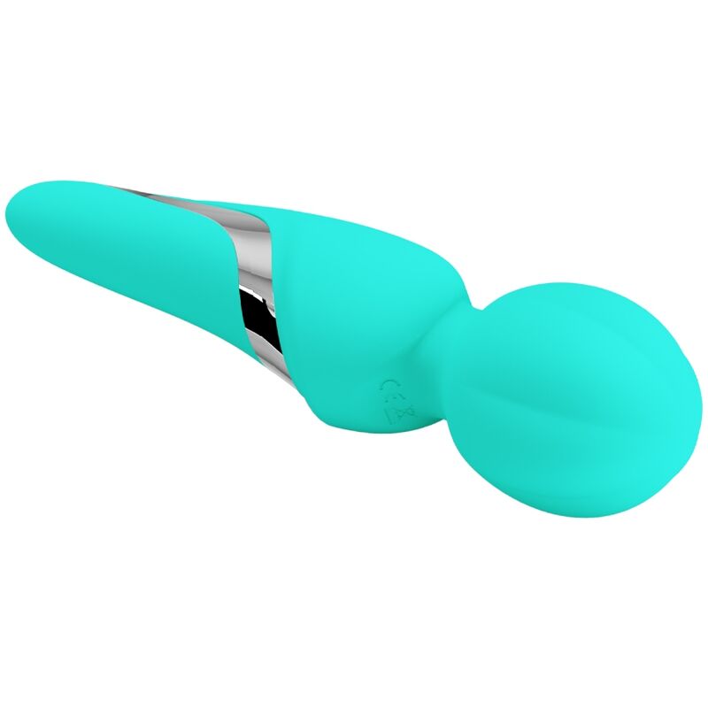 PRETTY LOVE - WALTER VIBRATOR WAND AQUA GREEN 3 PRETTY LOVE - WALTER VIBRATOR WAND AQUA GREEN - obrazek 3