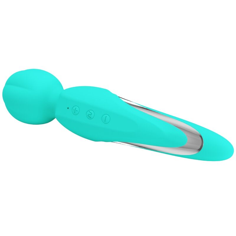 PRETTY LOVE - WALTER VIBRATOR WAND AQUA GREEN 4 PRETTY LOVE - WALTER VIBRATOR WAND AQUA GREEN - obrazek 4