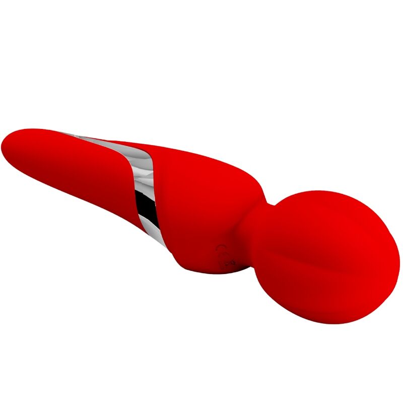 PRETTY LOVE - WALTER VIBRATOR WAND RED 3 PRETTY LOVE - WALTER VIBRATOR WAND RED - obrazek 3