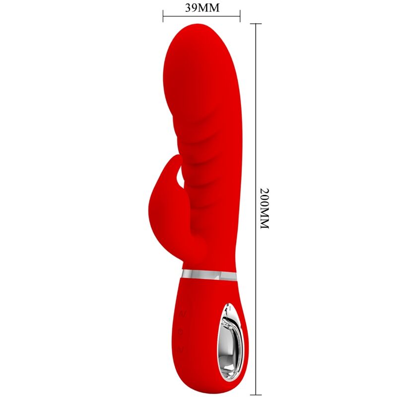 PRETTY LOVE - PRESCOTT MULTIFUNCTION G-SPOT VIBRATOR RED 5 PRETTY LOVE - PRESCOTT MULTIFUNCTION G-SPOT VIBRATOR RED - obrazek 5