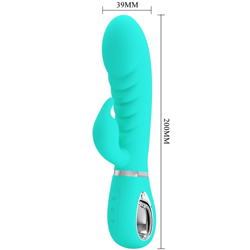 PRETTY LOVE - PRESCOTT MULTIFUNCTION G-SPOT VIBRATOR AQUA GREEN 5 PRETTY LOVE - PRESCOTT MULTIFUNCTION G-SPOT VIBRATOR AQUA GREEN - obrazek 5