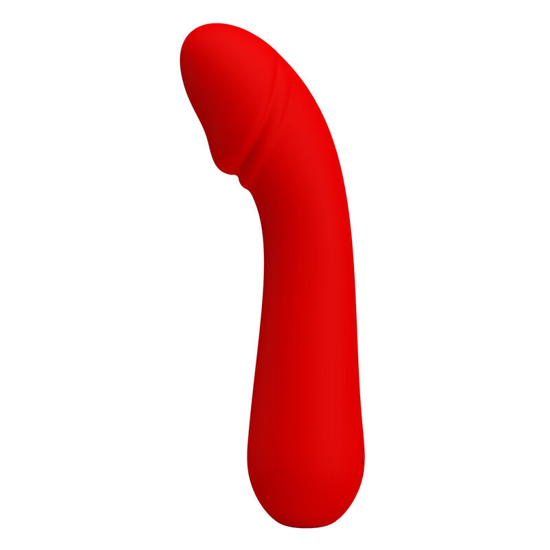 PRETTY LOVE - CETUS RECHARGEABLE VIBRATOR RED 2 PRETTY LOVE - CETUS RECHARGEABLE VIBRATOR RED - obrazek 2