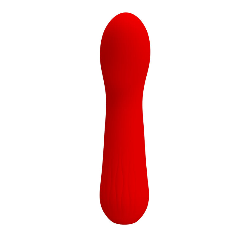 PRETTY LOVE - FAUN RECHARGEABLE VIBRATOR RED 2 PRETTY LOVE - FAUN RECHARGEABLE VIBRATOR RED - obrazek 2