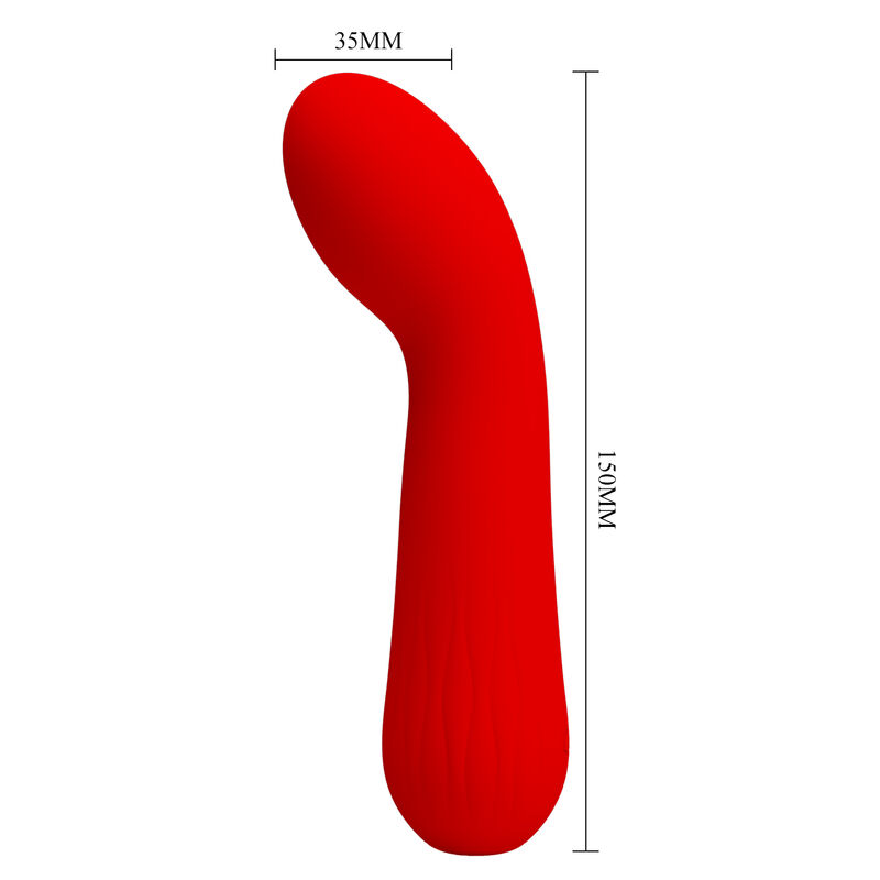 PRETTY LOVE - FAUN RECHARGEABLE VIBRATOR RED 5 PRETTY LOVE - FAUN RECHARGEABLE VIBRATOR RED - obrazek 5