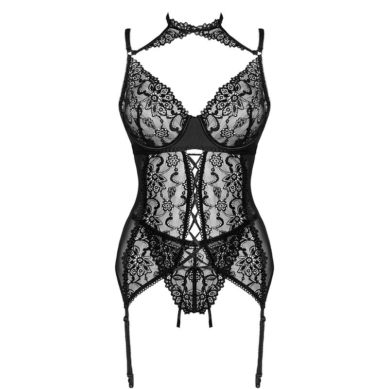 LIVCO CORSETTI FASHION - GIELLANDRA FOR THE SENSES COLLECTION CORSET + PANTY BLACK L/XL 3 LIVCO CORSETTI FASHION - GIELLANDRA FOR THE SENSES COLLECTION CORSET + PANTY BLACK L/XL - obrazek 3