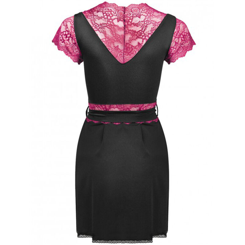 LIVCO CORSETTI FASHION - KUMIKO LC 90428 DRESSING GOWN + PANTY BLACK S/M 4 LIVCO CORSETTI FASHION - KUMIKO LC 90428 DRESSING GOWN + PANTY BLACK S/M - obrazek 4