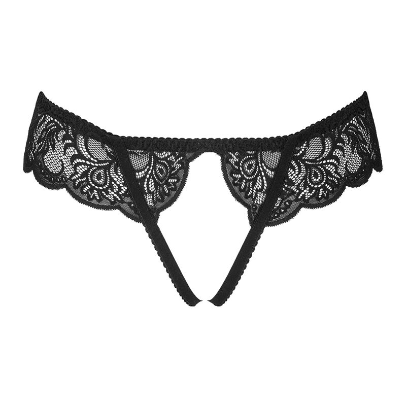 LIVCO CORSETTI FASHION - LOVE STORY LC 90679 PANTY CROTCHLESS BLACK 4 LIVCO CORSETTI FASHION - LOVE STORY LC 90679 PANTY CROTCHLESS BLACK - obrazek 4