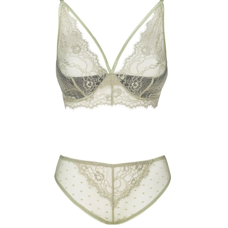 LIVCO CORSETTI FASHION - PINE LC 90667 BRA + PANTY KHAKI 3 LIVCO CORSETTI FASHION - PINE LC 90667 BRA + PANTY KHAKI - obrazek 3