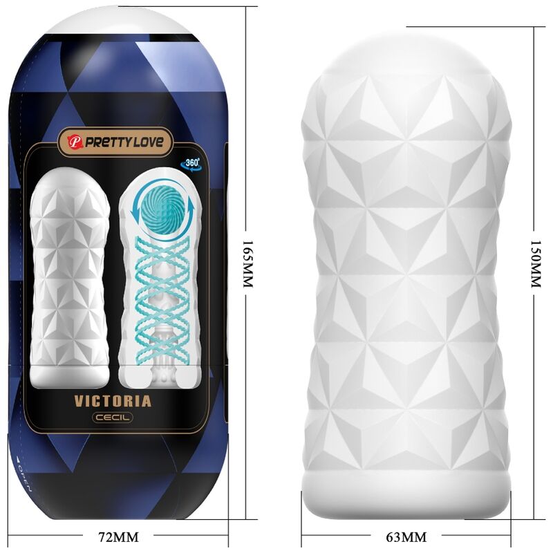 PRETTY LOVE - VICTORIA CECIL MASTURBATOR WHITE 4 PRETTY LOVE - VICTORIA CECIL MASTURBATOR WHITE - obrazek 4