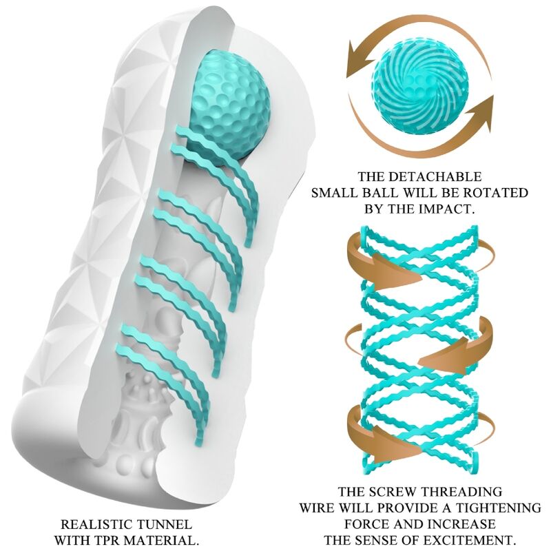 PRETTY LOVE - VICTORIA CECIL MASTURBATOR WHITE 5 PRETTY LOVE - VICTORIA CECIL MASTURBATOR WHITE - obrazek 5