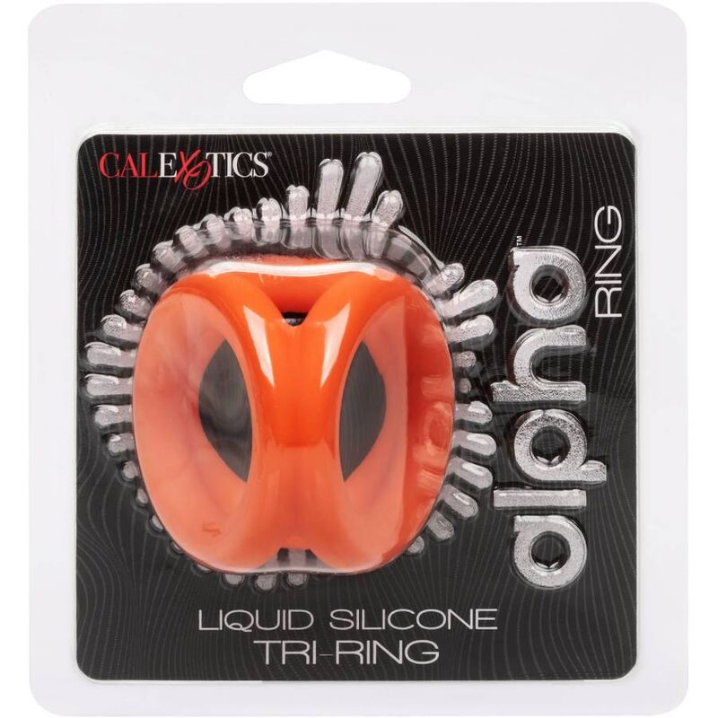CALEXOTICS - ALPHA TRI-RING ORANGE 2 CALEXOTICS - ALPHA TRI-RING ORANGE - obrazek 2