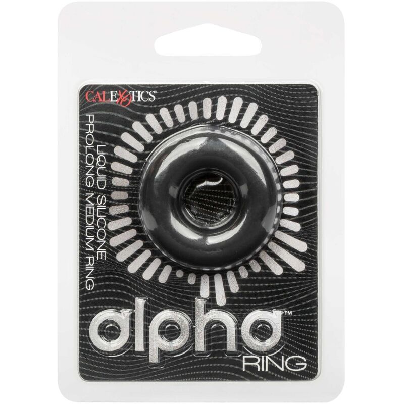 CALEXOTICS - ALPHA PROLONG MEDIUM RING BLACK 2 CALEXOTICS - ALPHA PROLONG MEDIUM RING BLACK - obrazek 2