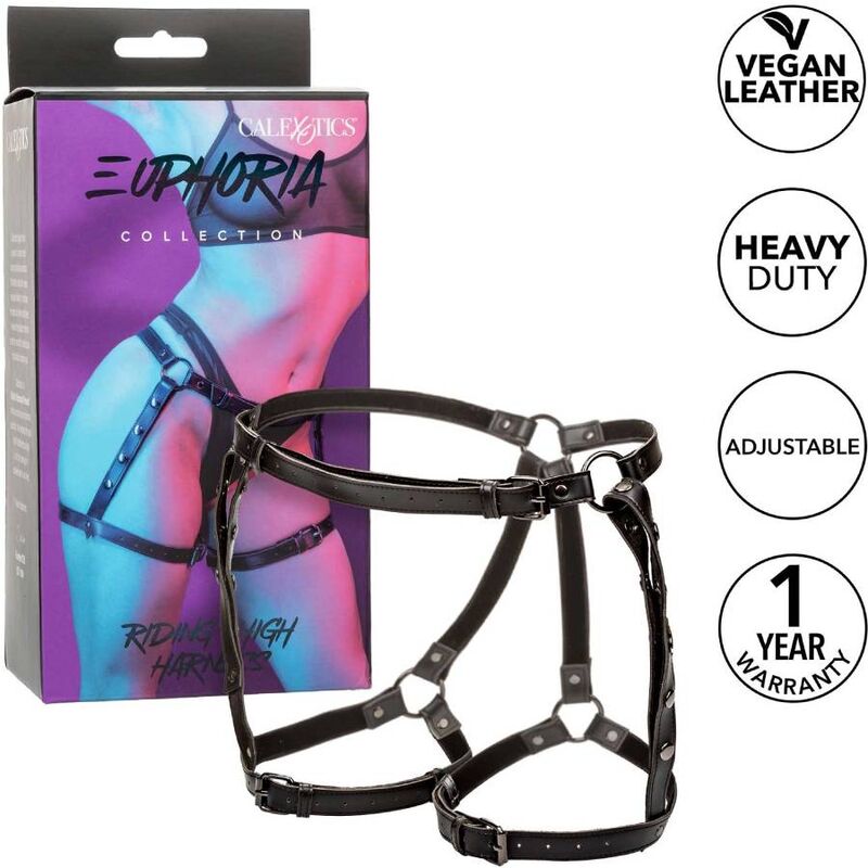 CALEXOTICS - EUPHORIA RIDING THIGH HARNESS 2 CALEXOTICS - EUPHORIA RIDING THIGH HARNESS - obrazek 2
