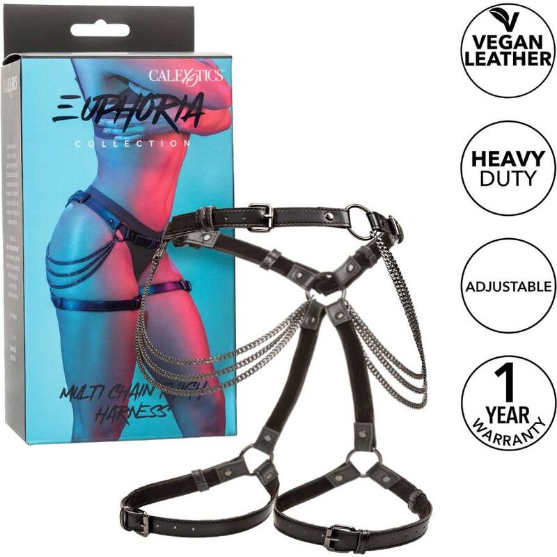 CALEXOTICS - EUPHORIA MULTI CHAIN THIGH HARNESS 3 CALEXOTICS - EUPHORIA MULTI CHAIN THIGH HARNESS - obrazek 3