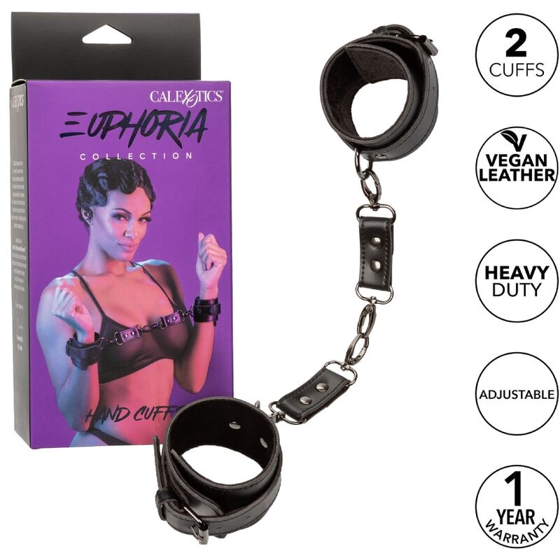 CALEXOTICS - EUPHORIA HAND CUFFS 2 CALEXOTICS - EUPHORIA HAND CUFFS - obrazek 2