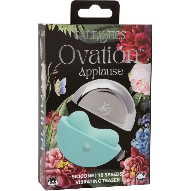 CALEXOTICS - OVATION APPLAUSE STIMULATOR AQUA GREEN 3 CALEXOTICS - OVATION APPLAUSE STIMULATOR AQUA GREEN - obrazek 3