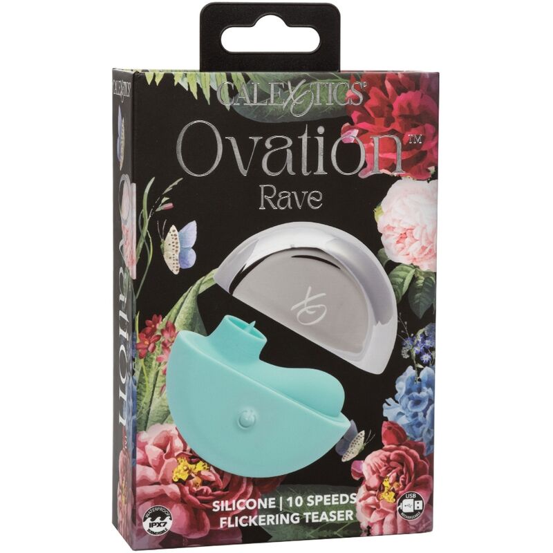 CALEXOTICS - OVATION RAVE STIMULATOR AQUA GREEN 3 CALEXOTICS - OVATION RAVE STIMULATOR AQUA GREEN - obrazek 3