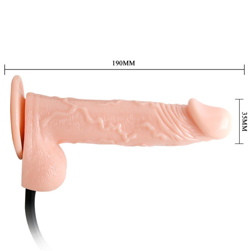 DANCE - REALISTIC INFLATABLE DILDO WITH SUCTION CUP 15 CM 3 DANCE - REALISTIC INFLATABLE DILDO WITH SUCTION CUP 15 CM - obrazek 3