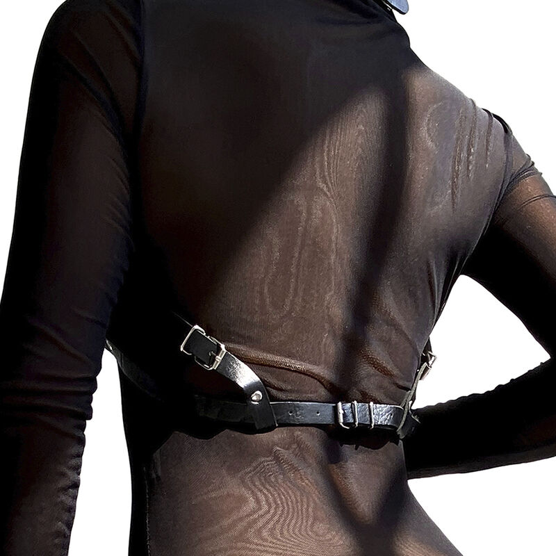 SUBBLIME - LEATHER CHEST HARNESS BLACK ONE SIZE 3 SUBBLIME - LEATHER CHEST HARNESS BLACK ONE SIZE - obrazek 3