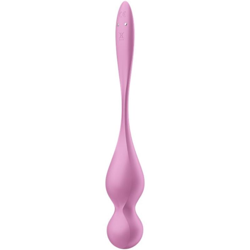 SATISFYER - LOVE BIRDS VIBRATING KEGEL BALLS PINK 3 SATISFYER - LOVE BIRDS VIBRATING KEGEL BALLS PINK - obrazek 3