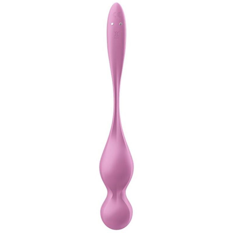 SATISFYER - LOVE BIRDS VIBRATING KEGEL BALLS PINK 2 SATISFYER - LOVE BIRDS VIBRATING KEGEL BALLS PINK - obrazek 2