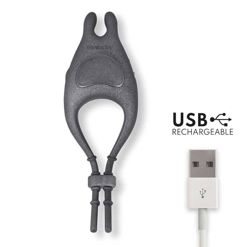 ONINDER - PAMPA RECHARGEABLE ADJUSTABLE VIBRATOR RING WITH CLITORIS STIMULATOR 10 SPEED - FREE APP 3 ONINDER - PAMPA RECHARGEABLE ADJUSTABLE VIBRATOR RING WITH CLITORIS STIMULATOR 10 SPEED - FREE APP - obrazek 3