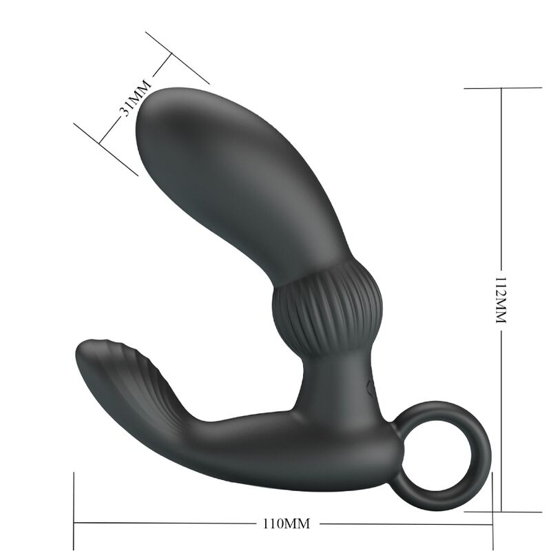PRETTY LOVE - CAYLA ANAL VIBRATOR MASSAGER BLACK 5 PRETTY LOVE - CAYLA ANAL VIBRATOR MASSAGER BLACK - obrazek 5