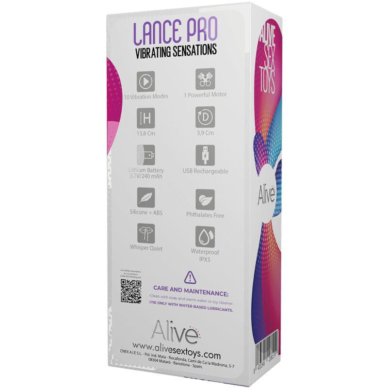 ALIVE - LANCE PRO ANAL STIMULATOR PINK 5 ALIVE - LANCE PRO ANAL STIMULATOR PINK - obrazek 5