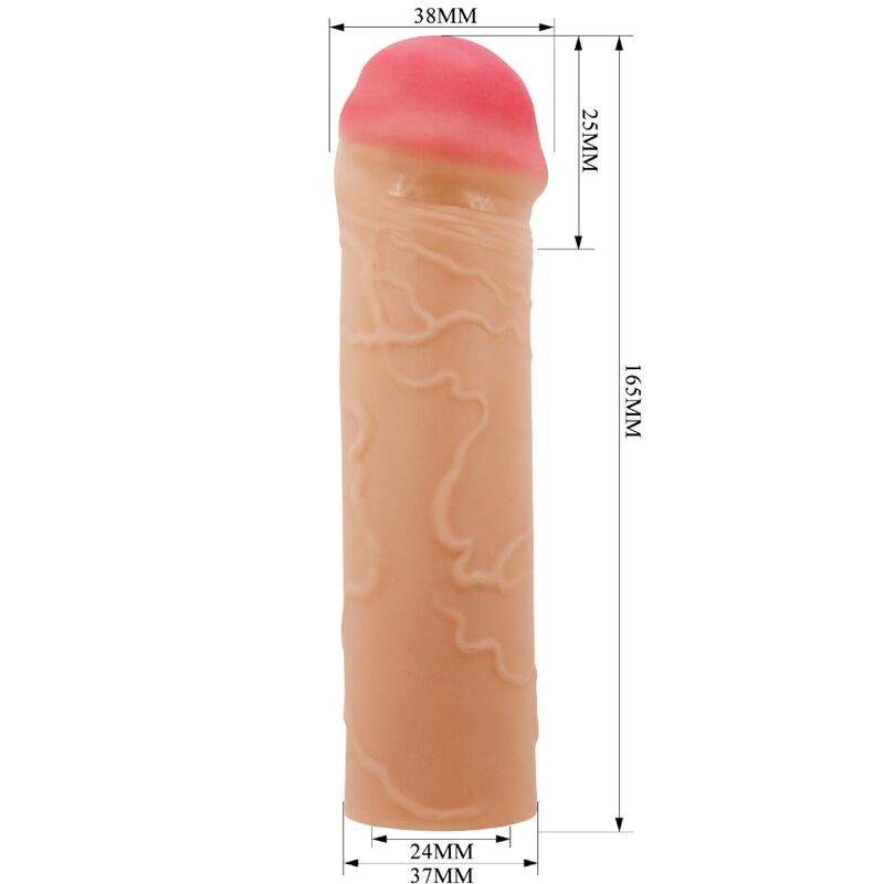 PRETTY LOVE - NILE PENIS EXTENDER COVER FLESH 4 PRETTY LOVE - NILE PENIS EXTENDER COVER FLESH - obrazek 4