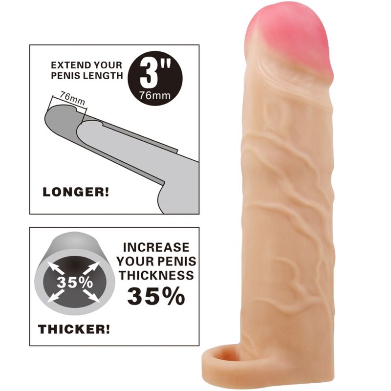 PRETTY LOVE - GERD PENIS EXTENDER COVER FLESH 5 PRETTY LOVE - GERD PENIS EXTENDER COVER FLESH - obrazek 5
