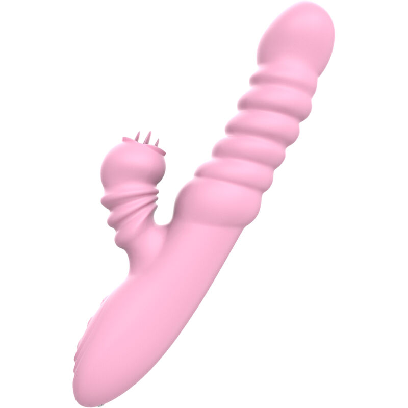ARMONY - VIBRATOR MULTIFUNCTION WITH STIMULATING TONGUE HEAT EFFECT PINK 3 ARMONY - VIBRATOR MULTIFUNCTION WITH STIMULATING TONGUE HEAT EFFECT PINK - obrazek 3
