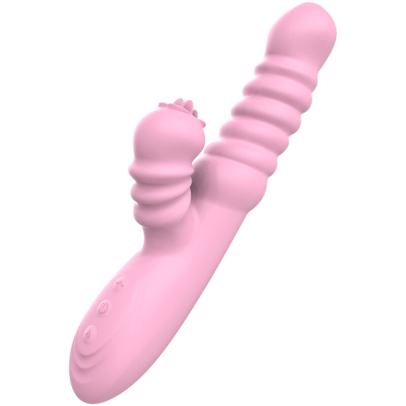 ARMONY - VIBRATOR MULTIFUNCTION WITH STIMULATING TONGUE HEAT EFFECT PINK 5 ARMONY - VIBRATOR MULTIFUNCTION WITH STIMULATING TONGUE HEAT EFFECT PINK - obrazek 5
