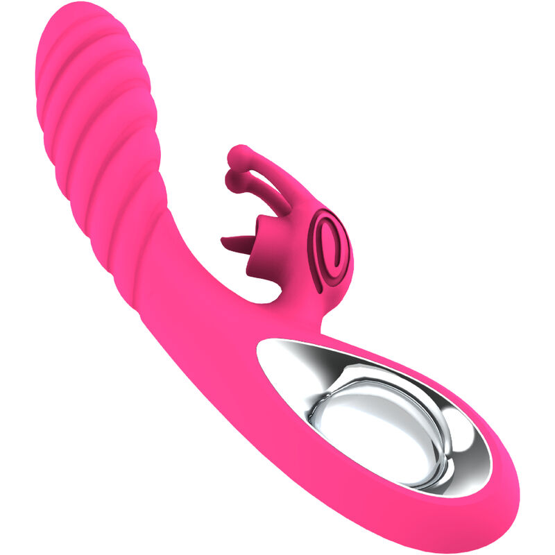 ARMONY - VICKY RABBIT VIBRATOR WITH FUCHSIA PULL RING TONGUE 5 ARMONY - VICKY RABBIT VIBRATOR WITH FUCHSIA PULL RING TONGUE - obrazek 5