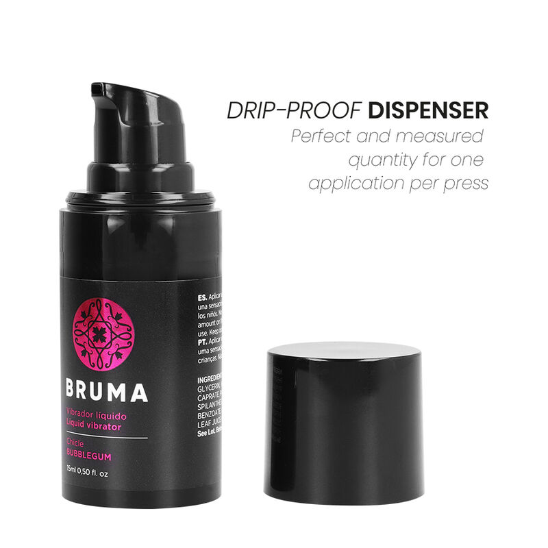BRUMA - LIQUID VIBRATOR ULTRA SLIDING BUBBLEGUM 15 ML 5 BRUMA - LIQUID VIBRATOR ULTRA SLIDING BUBBLEGUM 15 ML - obrazek 5
