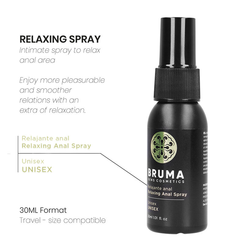BRUMA - RELAXING ANAL SPRAY UNISEX 30 ML 3 BRUMA - RELAXING ANAL SPRAY UNISEX 30 ML - obrazek 3