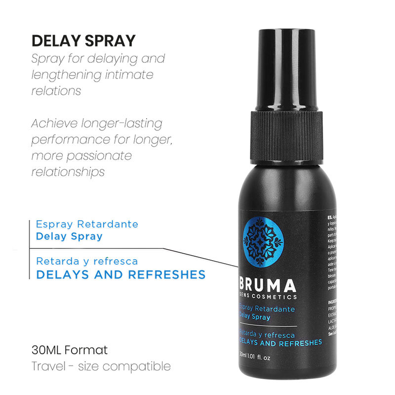 BRUMA - DELAY AND REFRESHES SPRAY 30 ML 3 BRUMA - DELAY AND REFRESHES SPRAY 30 ML - obrazek 3