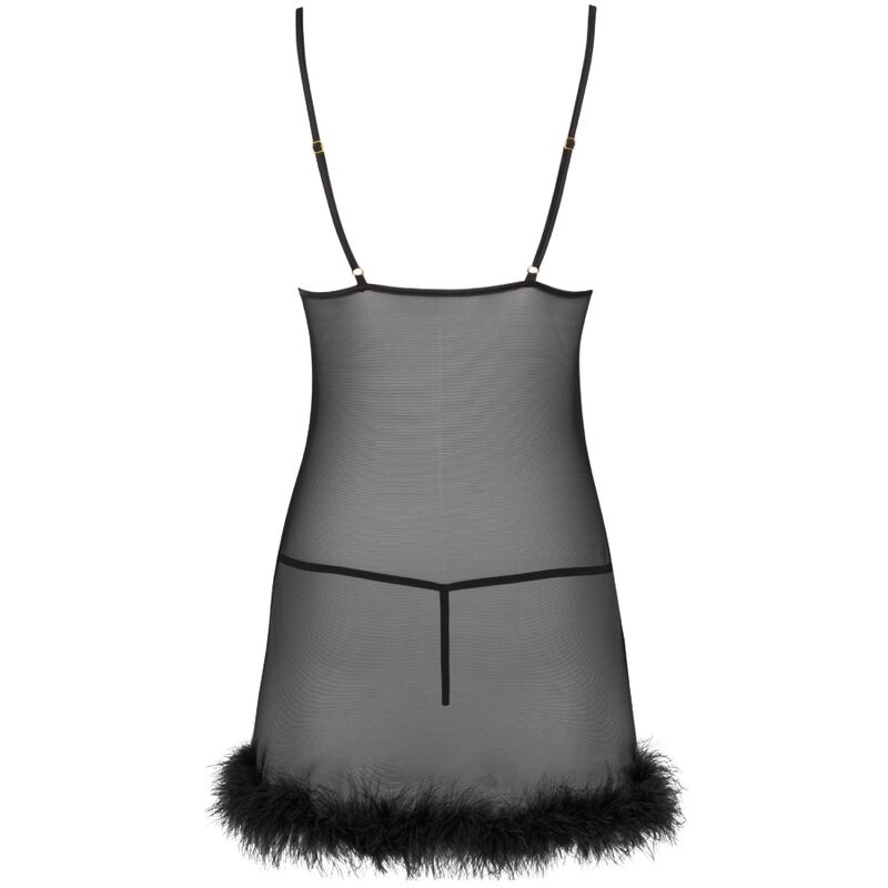 LIVCO CORSETTI FASHION - ZERUNAM SET BABYDOLL + BLACK THONG 4 LIVCO CORSETTI FASHION - ZERUNAM SET BABYDOLL + BLACK THONG - obrazek 4