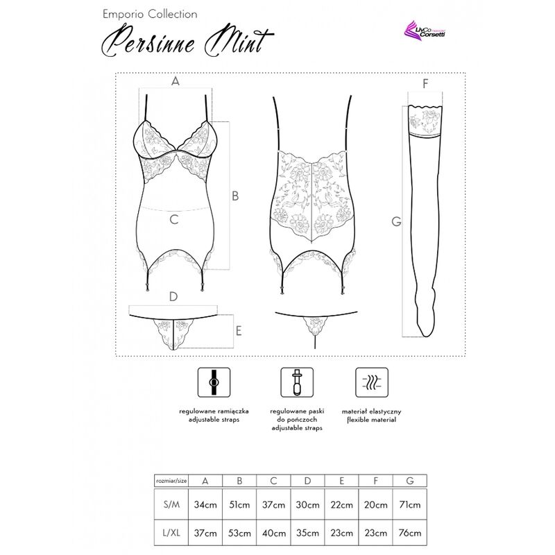 LIVCO CORSETTI FASHION - PERSINNE MIT EMPORIO SET CORSET + PANTY + STOCKINGS 5 LIVCO CORSETTI FASHION - PERSINNE MIT EMPORIO SET CORSET + PANTY + STOCKINGS - obrazek 5
